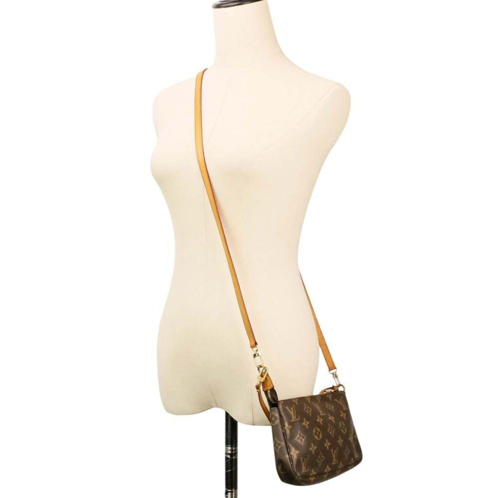 LOUIS VUITTON Brown Monogram Pochette Pouch - Picture 12 of 16